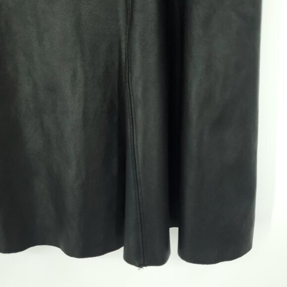 SPANX Faux Leather Skater Skirt M Black 50156R - Picture 12 of 15